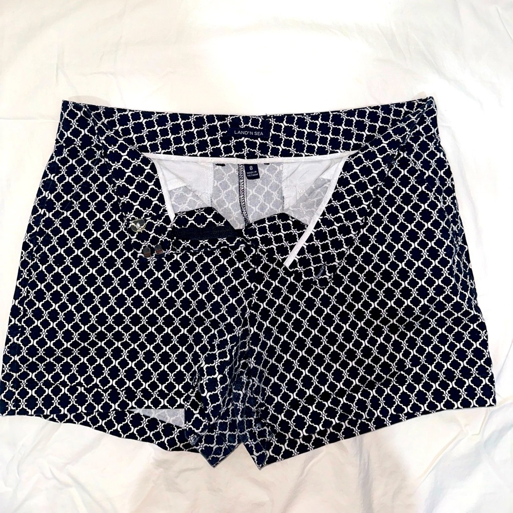 Land'n Sea Navy Geometrical Shorts